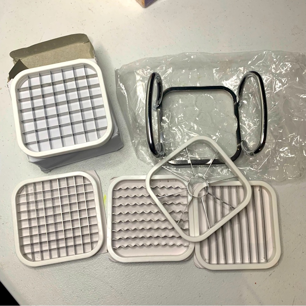 5 in 1 s Slicer and Cutter Stainless Steel Fruit & Vegetable